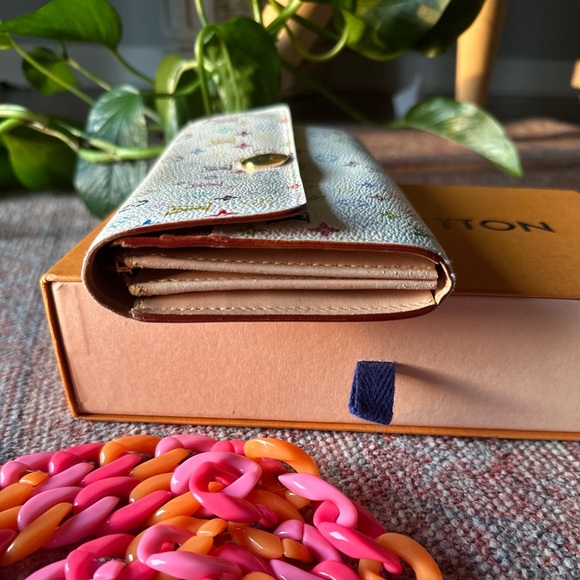 🚨Deal Alert Louis Vuitton Multicolor Sarah Long Wallet 💎Authentic - Picture 6 of 15